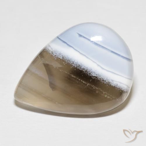 17.99ct 天然 彩色 蛋白石, 梨形, 不透明