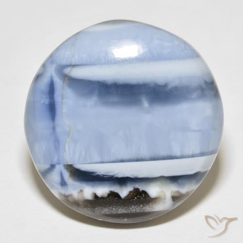 29.81ct 天然 彩色 蛋白石, 圆形的, 不透明