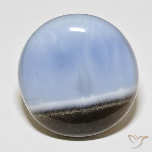 51.22ct 天然 彩色 蛋白石, 圆形的, 不透明