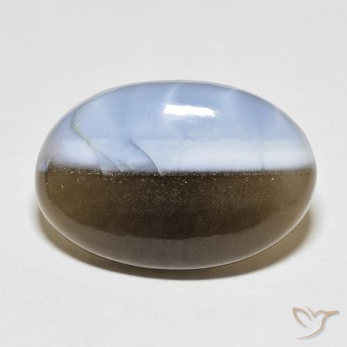 24.39ct 天然 彩色 蛋白石, 椭圆形, 不透明