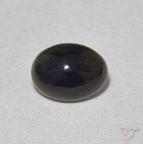 0.64ct 天然 彩色 蛋白石, 椭圆形, 不透明