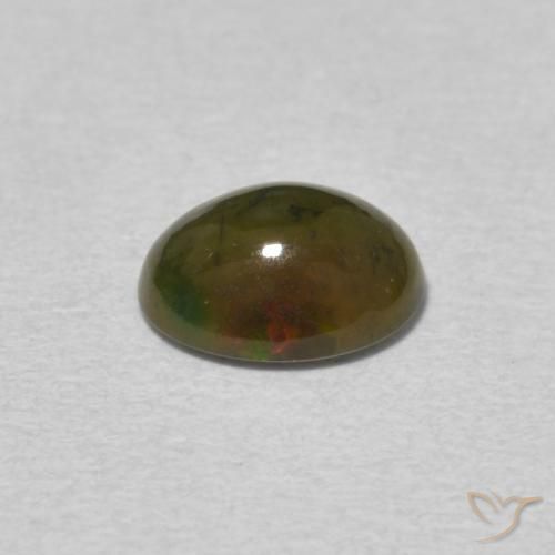 0.72克拉天然蛋白石，椭圆形，不透明