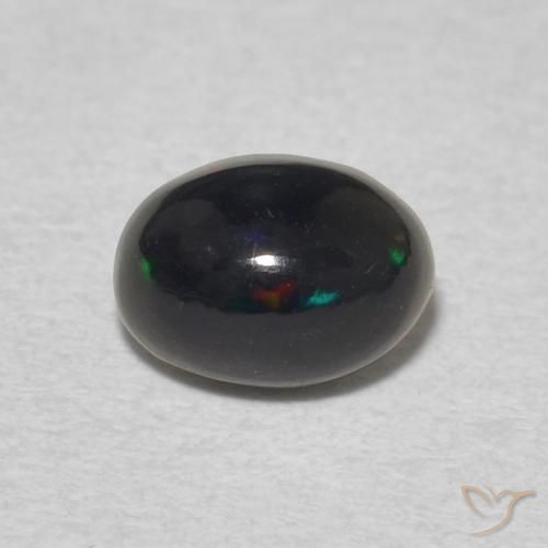0.48ct 天然 彩色 蛋白石, 椭圆形, 不透明