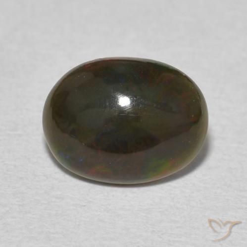 1.35ct 天然 彩色 蛋白石, 椭圆形, 不透明