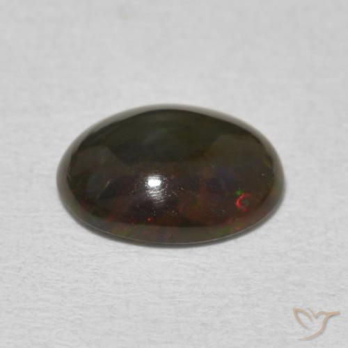 1.35克拉天然蛋白石，椭圆形，不透明