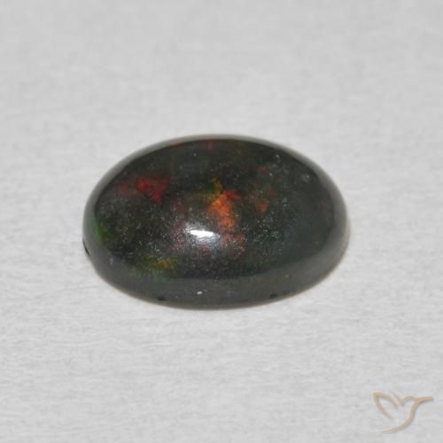 0.93克拉天然蛋白石，椭圆形，不透明