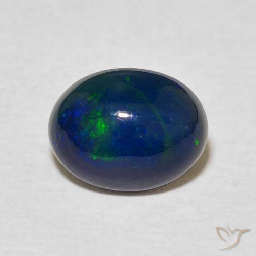 1.10ct 天然 彩色 蛋白石, 椭圆形, 不透明