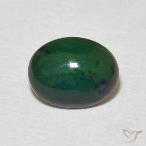 1.01ct 天然 彩色 蛋白石, 椭圆形, 不透明