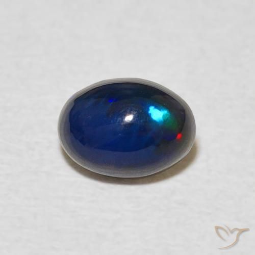 0.54ct 天然 彩色 蛋白石, 椭圆形, 不透明