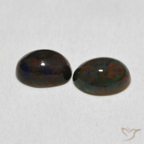 1.17克拉天然蛋白石，椭圆形，不透明