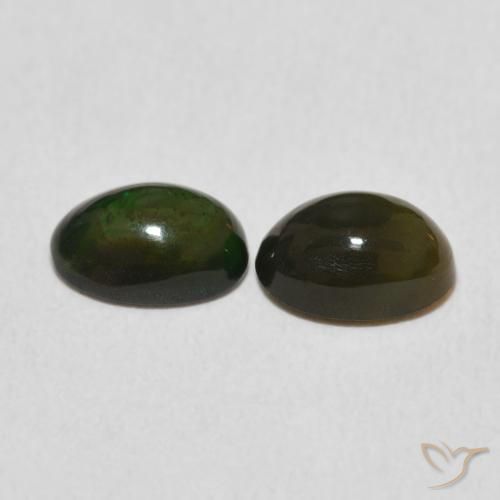 1.07克拉天然蛋白石，椭圆形，不透明