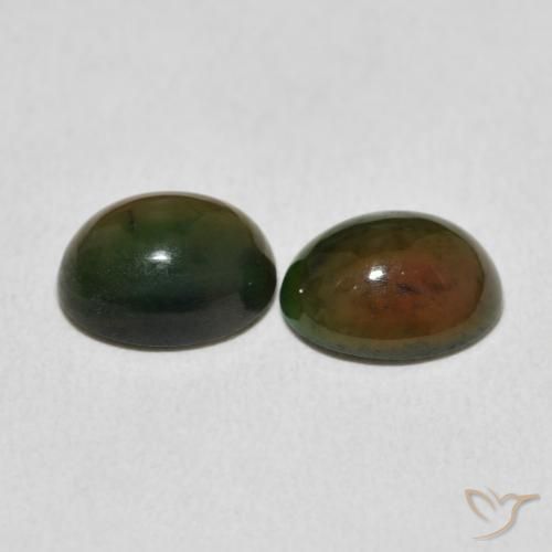 2.33克拉天然蛋白石，椭圆形，不透明