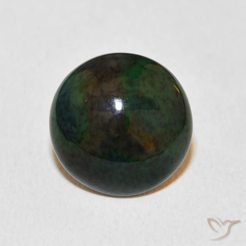 4.06ct 天然 彩色 蛋白石, 圆形的, 不透明