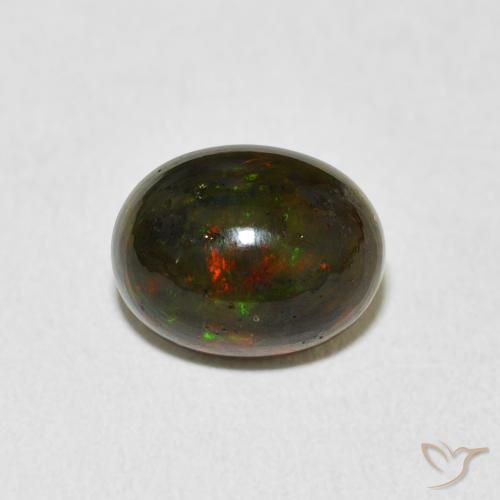 1.89ct 天然 彩色 蛋白石, 椭圆形, 不透明