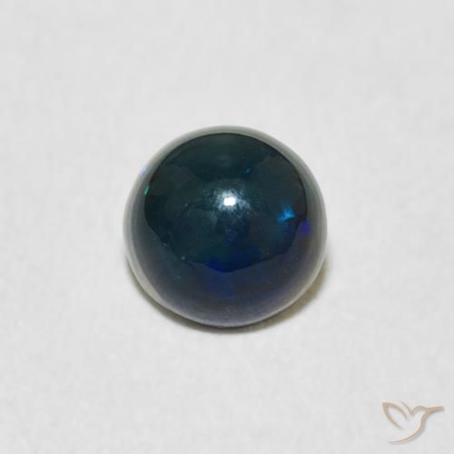 0.40ct 天然 彩色 蛋白石, 圆形的, 不透明