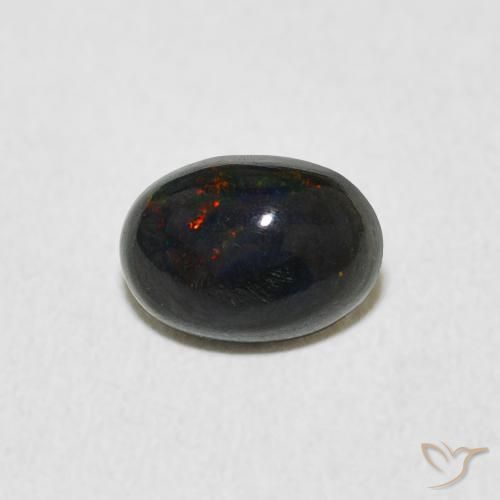 0.52ct 天然 彩色 蛋白石, 椭圆形, 不透明