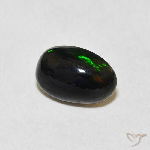 1.24克拉天然蛋白石，椭圆形，不透明