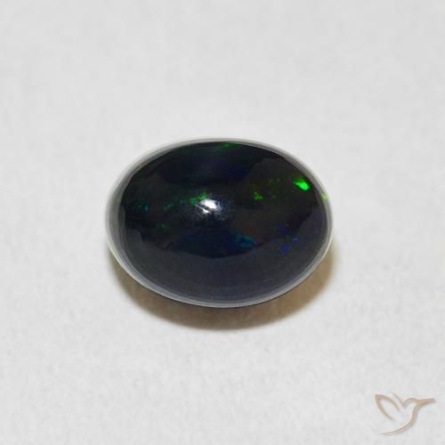 1.11ct 天然 彩色 蛋白石, 椭圆形, 不透明