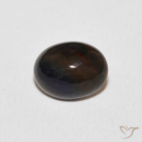 1.29ct 天然 彩色 蛋白石, 椭圆形, 不透明