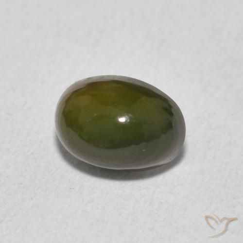 0.59克拉天然蛋白石，椭圆形，不透明