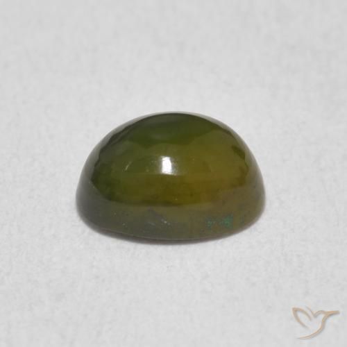 0.59克拉天然蛋白石，椭圆形，不透明