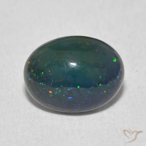 0.95ct 天然 彩色 蛋白石, 椭圆形, 不透明