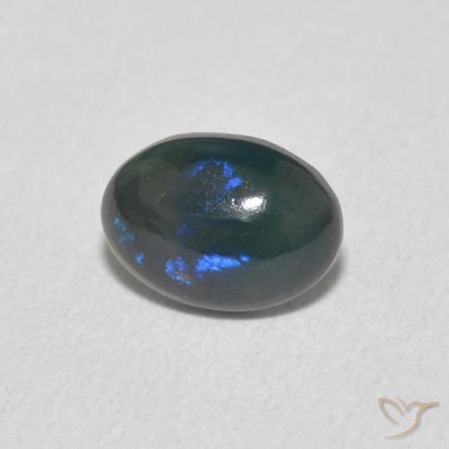 0.49ct 天然 彩色 蛋白石, 椭圆形, 不透明
