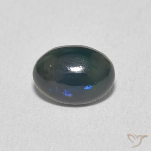 0.49克拉天然蛋白石，椭圆形，不透明