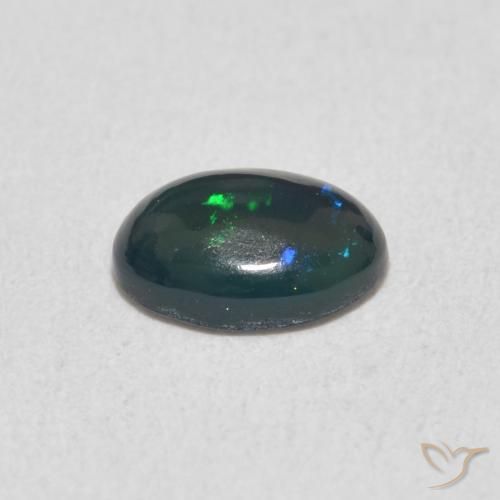 0.49克拉天然蛋白石，椭圆形，不透明