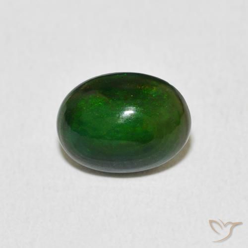 1.03ct 天然 彩色 蛋白石, 椭圆形, 不透明