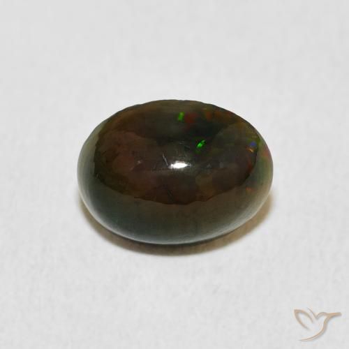 1.04ct 天然 彩色 蛋白石, 椭圆形, 不透明