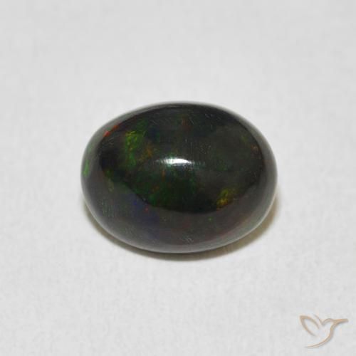 1.40ct 天然 彩色 蛋白石, 椭圆形, 不透明
