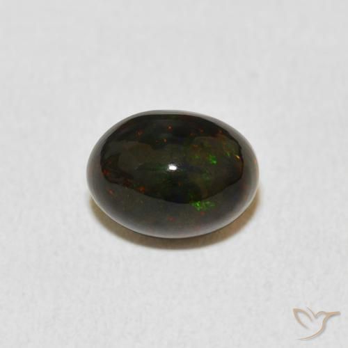 1.09ct 天然 彩色 蛋白石, 椭圆形, 不透明