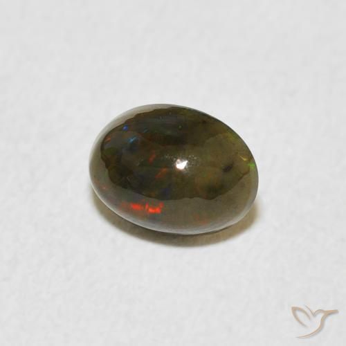 0.47克拉天然蛋白石，椭圆形，不透明