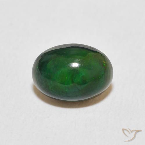 0.60ct 天然 彩色 蛋白石, 椭圆形, 不透明