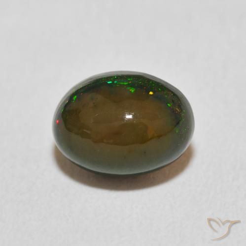 1.19ct 天然 彩色 蛋白石, 椭圆形, 不透明