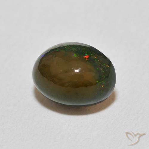 1.19克拉天然蛋白石，椭圆形，不透明