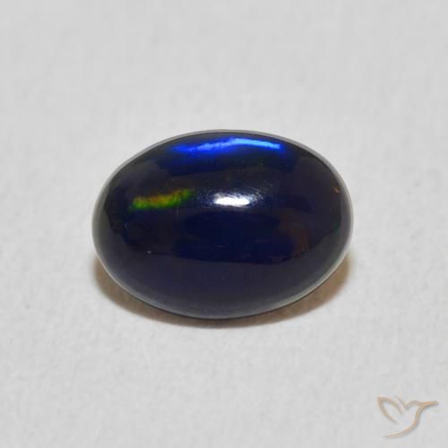0.35ct 天然 彩色 蛋白石, 椭圆形, 不透明