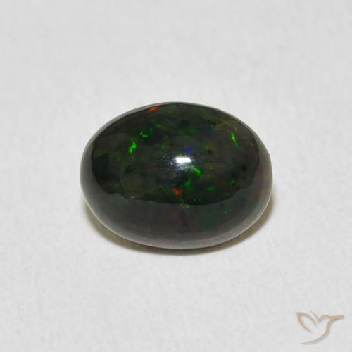 1.13ct 天然 彩色 蛋白石, 椭圆形, 不透明