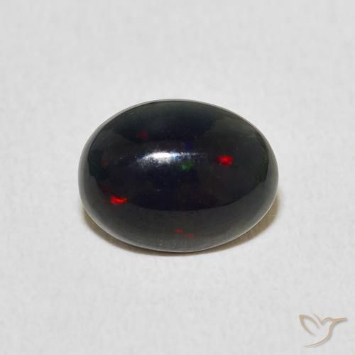0.76ct 天然 彩色 蛋白石, 椭圆形, 不透明