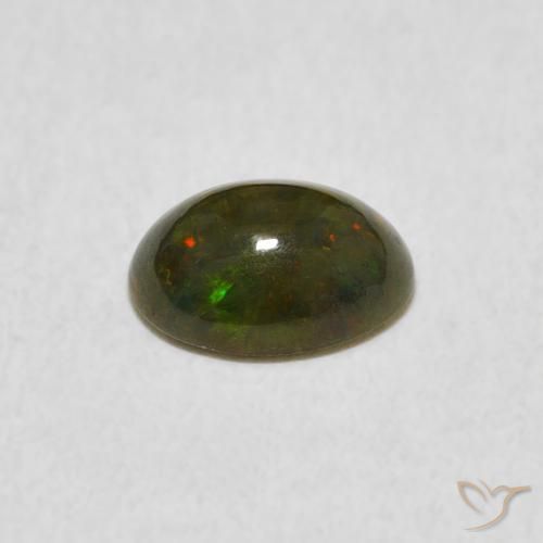 0.51克拉天然蛋白石，椭圆形，不透明