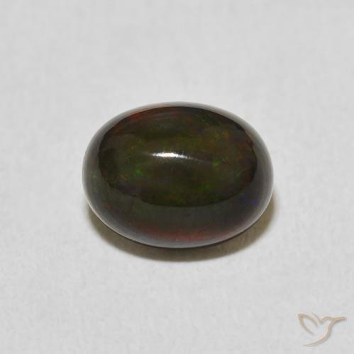 1.42ct 天然 彩色 蛋白石, 椭圆形, 不透明