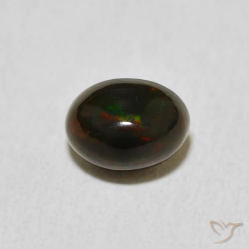 0.67ct 天然 彩色 蛋白石, 椭圆形, 不透明