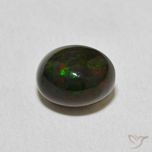 1.75ct 天然 彩色 蛋白石, 椭圆形, 不透明