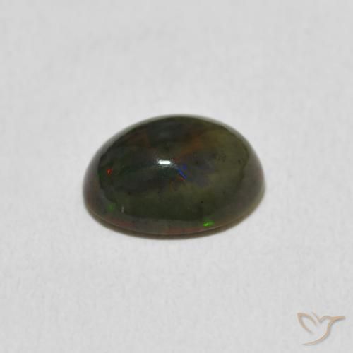 1.24克拉天然蛋白石，椭圆形，不透明