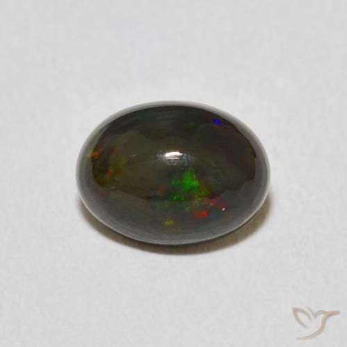 0.95ct 天然 彩色 蛋白石, 椭圆形, 不透明