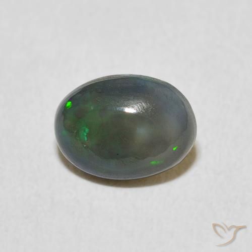 0.89ct 天然 彩色 蛋白石, 椭圆形, 不透明