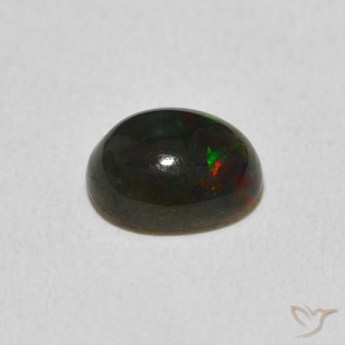 1.03克拉天然蛋白石，椭圆形，不透明