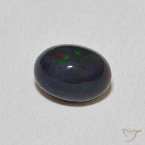 0.99克拉天然蛋白石，椭圆形，不透明