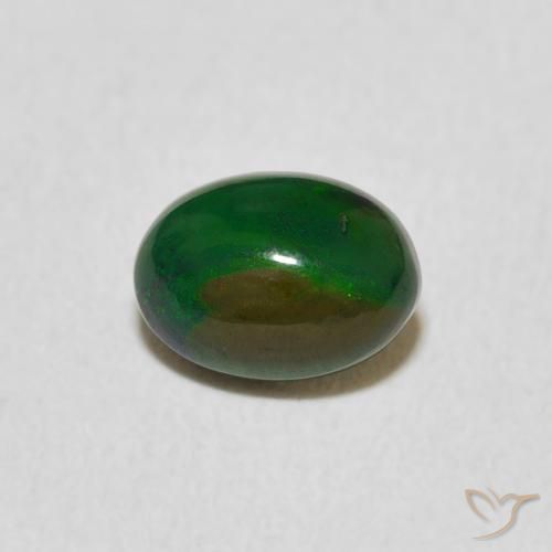 0.53ct 天然 彩色 蛋白石, 椭圆形, 不透明